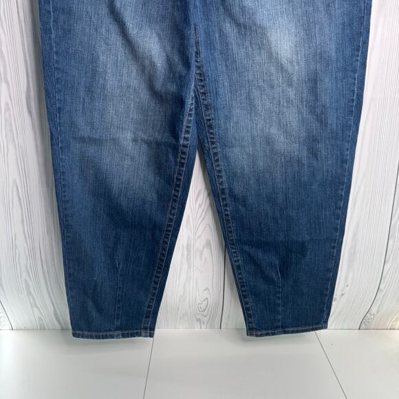 SEVEN7 Jeans Women's 12 High Rise Taper Blue Denim NEW with tags - Picture 2 of 7